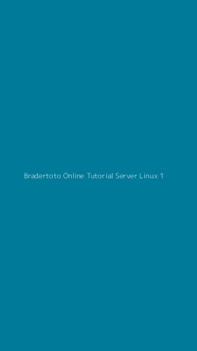 Tampilan Antarmuka Aplikasi Bradertoto Online Tutorial Server Linux - 1