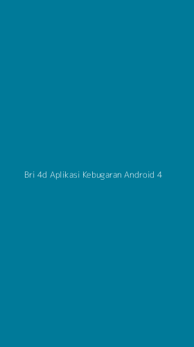 Tampilan Antarmuka Aplikasi Bri 4d Aplikasi Kebugaran Android - 4