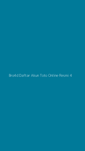 Tampilan Antarmuka Aplikasi Bro4d Daftar Akun Toto Online Resmi - 4