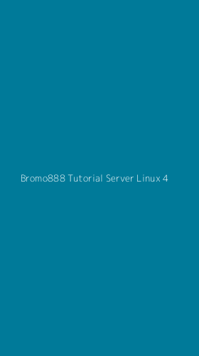 Tampilan Antarmuka Aplikasi Bromo888 Tutorial Server Linux - 4
