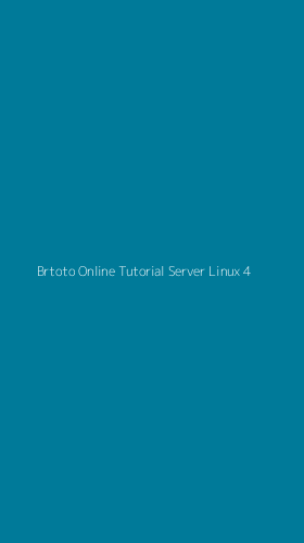 Tampilan Antarmuka Aplikasi Brtoto Online Tutorial Server Linux - 4