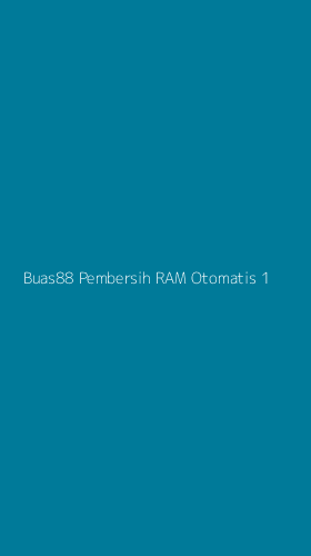 Tampilan Antarmuka Aplikasi Buas88 Pembersih Ram Otomatis - 1