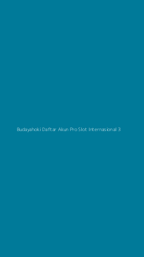 Tampilan Antarmuka Aplikasi Budayahoki Daftar Akun Pro Slot Internasional - 3