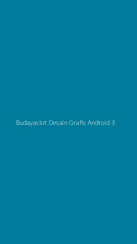 Tampilan Antarmuka Aplikasi Budayaslot Desain Grafis Android - 3