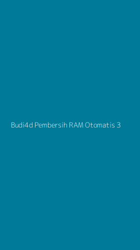 Tampilan Antarmuka Aplikasi Budi4d Pembersih Ram Otomatis - 3
