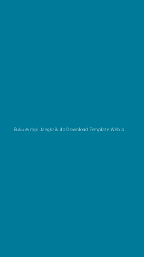 Tampilan Antarmuka Aplikasi Buku Mimpi Jangkrik 4d Download Template Web - 4