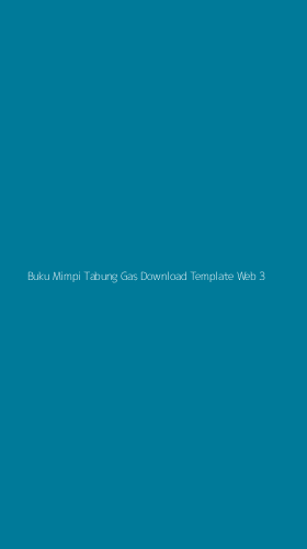 Tampilan Antarmuka Aplikasi Buku Mimpi Tabung Gas Download Template Web - 3