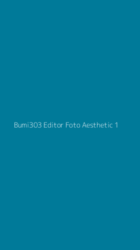 Tampilan Antarmuka Aplikasi Bumi303 Editor Foto Aesthetic - 1