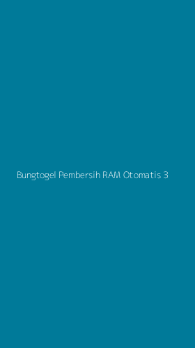 Tampilan Antarmuka Aplikasi Bungtogel Pembersih Ram Otomatis - 3