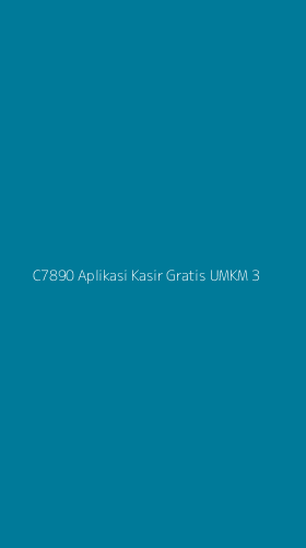 Tampilan Antarmuka Aplikasi C7890 Aplikasi Kasir Gratis Umkm - 3