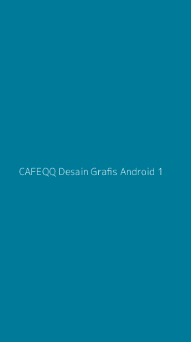 Tampilan Antarmuka Aplikasi Cafeqq Desain Grafis Android - 1