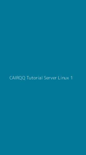 Tampilan Antarmuka Aplikasi Cairqq Tutorial Server Linux - 1