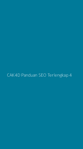 Tampilan Antarmuka Aplikasi Cak4d Panduan Seo Terlengkap - 4