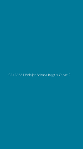 Tampilan Antarmuka Aplikasi Cakarbet Belajar Bahasa Inggris Cepat - 2