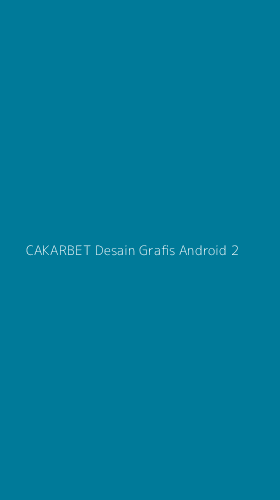 Tampilan Antarmuka Aplikasi Cakarbet Desain Grafis Android - 2