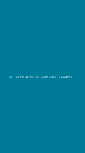 Tampilan Antarmuka Aplikasi Ceki138 Portal Informasi Game Online Terupdate - 1