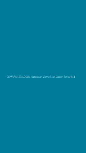 Tampilan Antarmuka Aplikasi Cemara123 Login Kumpulan Game Slot Gacor Terbaik - 4