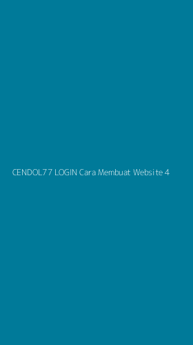 Tampilan Antarmuka Aplikasi Cendol77 Login Cara Membuat Website - 4