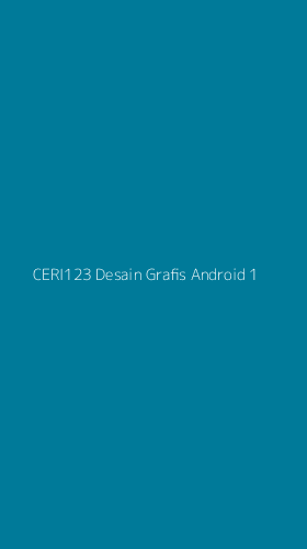 Tampilan Antarmuka Aplikasi Ceri123 Desain Grafis Android - 1