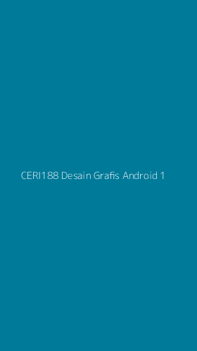 Tampilan Antarmuka Aplikasi Ceri188 Desain Grafis Android - 1