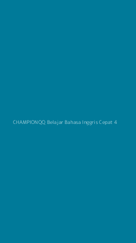 Tampilan Antarmuka Aplikasi Championqq Belajar Bahasa Inggris Cepat - 4