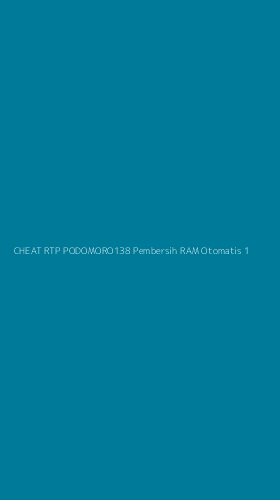 Tampilan Antarmuka Aplikasi Cheat Rtp Podomoro138 Pembersih Ram Otomatis - 1