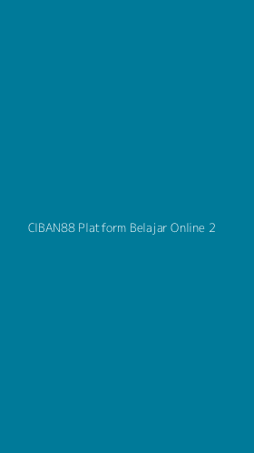 Tampilan Antarmuka Aplikasi Ciban88 Platform Belajar Online - 2