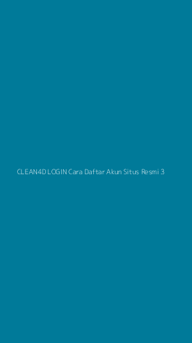 Tampilan Antarmuka Aplikasi Clean4d Login Cara Daftar Akun Situs Resmi - 3