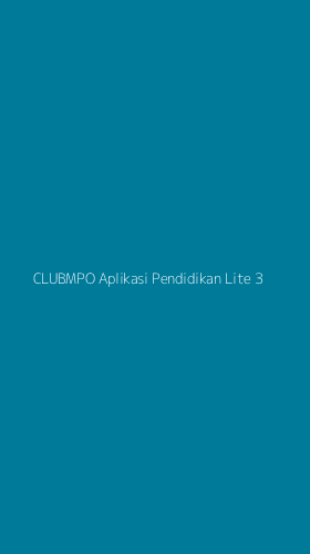 Tampilan Antarmuka Aplikasi Clubmpo Aplikasi Pendidikan Lite - 3