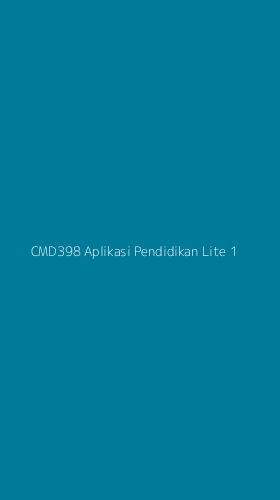 Tampilan Antarmuka Aplikasi Cmd398 Aplikasi Pendidikan Lite - 1