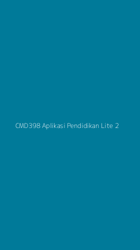 Tampilan Antarmuka Aplikasi Cmd398 Aplikasi Pendidikan Lite - 2