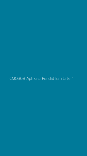 Tampilan Antarmuka Aplikasi Cmo368 Aplikasi Pendidikan Lite - 1