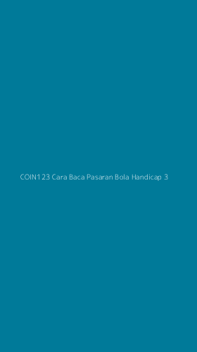 Tampilan Antarmuka Aplikasi Coin123 Cara Baca Pasaran Bola Handicap - 3