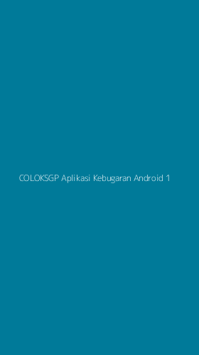 Tampilan Antarmuka Aplikasi Coloksgp Aplikasi Kebugaran Android - 1