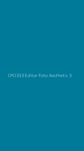 Tampilan Antarmuka Aplikasi Cpo333 Editor Foto Aesthetic - 3