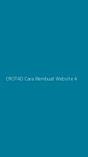 Tampilan Antarmuka Aplikasi Crot4d Cara Membuat Website - 4