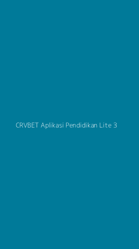 Tampilan Antarmuka Aplikasi Crvbet Aplikasi Pendidikan Lite - 3