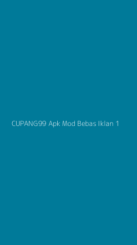 Tampilan Antarmuka Aplikasi Cupang99 Apk Mod Bebas Iklan - 1