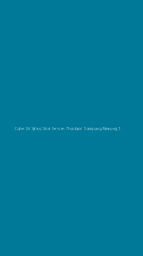 Tampilan Antarmuka Aplikasi Cabe 2d Situs Slot Server Thailand Gampang Menang - 1