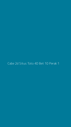 Tampilan Antarmuka Aplikasi Cabe 2d Situs Toto 4d Bet 10 Perak - 1