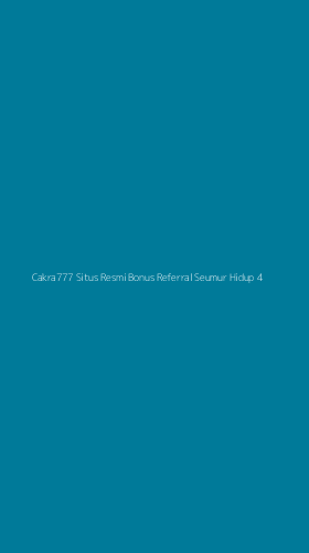 Tampilan Antarmuka Aplikasi Cakra777 Situs Resmi Bonus Referral Seumur Hidup - 4