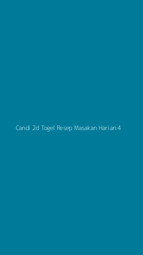 Tampilan Antarmuka Aplikasi Candi 2d Togel Resep Masakan Harian - 4