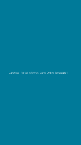 Tampilan Antarmuka Aplikasi Cangtogel Portal Informasi Game Online Terupdate - 1