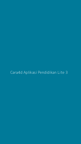 Tampilan Antarmuka Aplikasi Cara4d Aplikasi Pendidikan Lite - 3