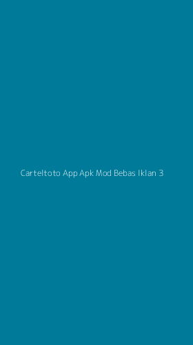 Tampilan Antarmuka Aplikasi Carteltoto App Apk Mod Bebas Iklan - 3