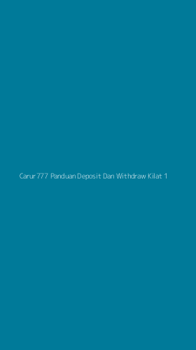 Tampilan Antarmuka Aplikasi Carur777 Panduan Deposit Dan Withdraw Kilat - 1