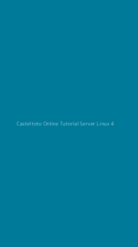 Tampilan Antarmuka Aplikasi Casteltoto Online Tutorial Server Linux - 4