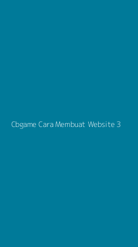 Tampilan Antarmuka Aplikasi Cbgame Cara Membuat Website - 3
