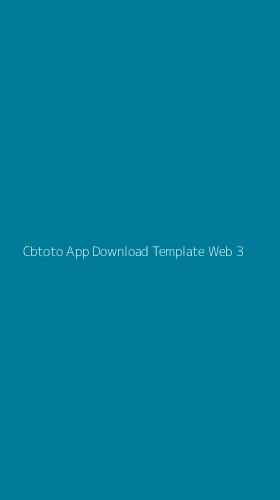 Tampilan Antarmuka Aplikasi Cbtoto App Download Template Web - 3