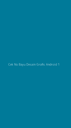 Tampilan Antarmuka Aplikasi Cek No Bayu Desain Grafis Android - 1